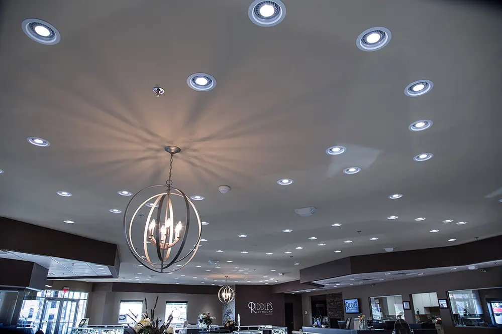 Ambient Downlight in Jewelry Store