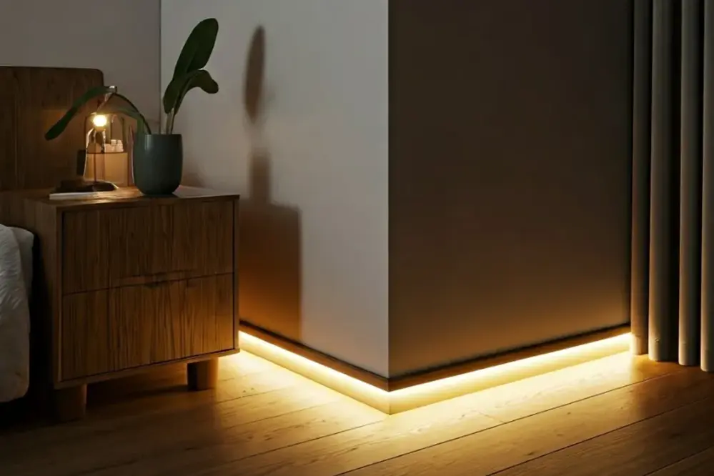 Baseboard Safety for LED Strip Lighting