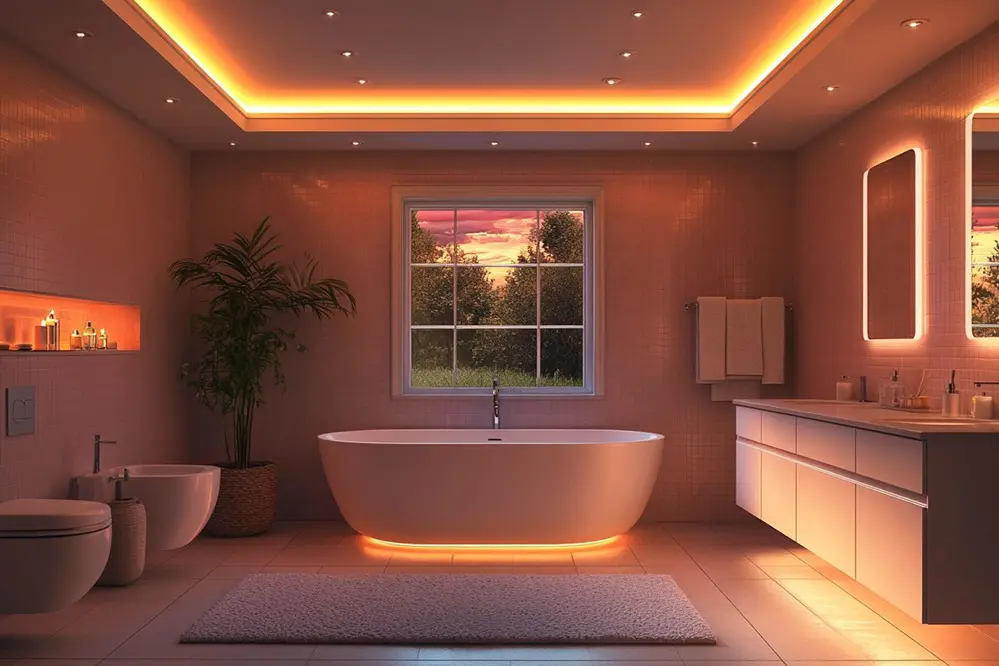 Bathroom Retreat for LED Strip Lighting