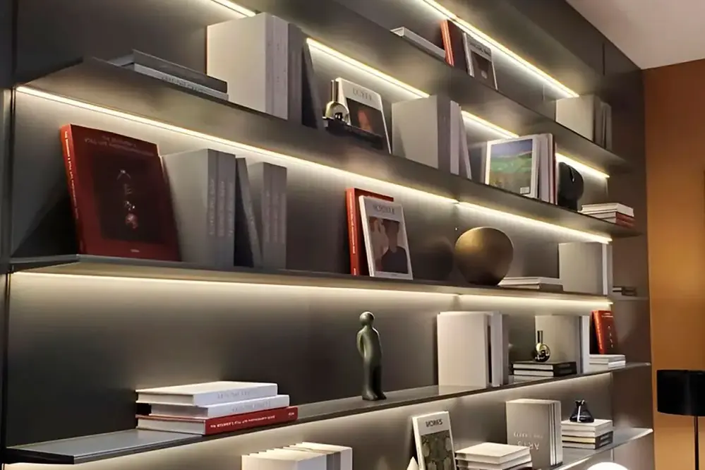 Bookshelf Glow for LED Strip Lighting