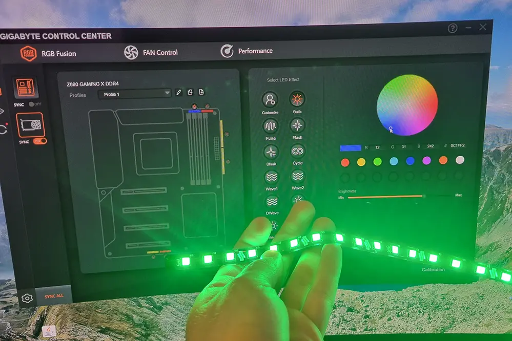 Color Calibration for led strip