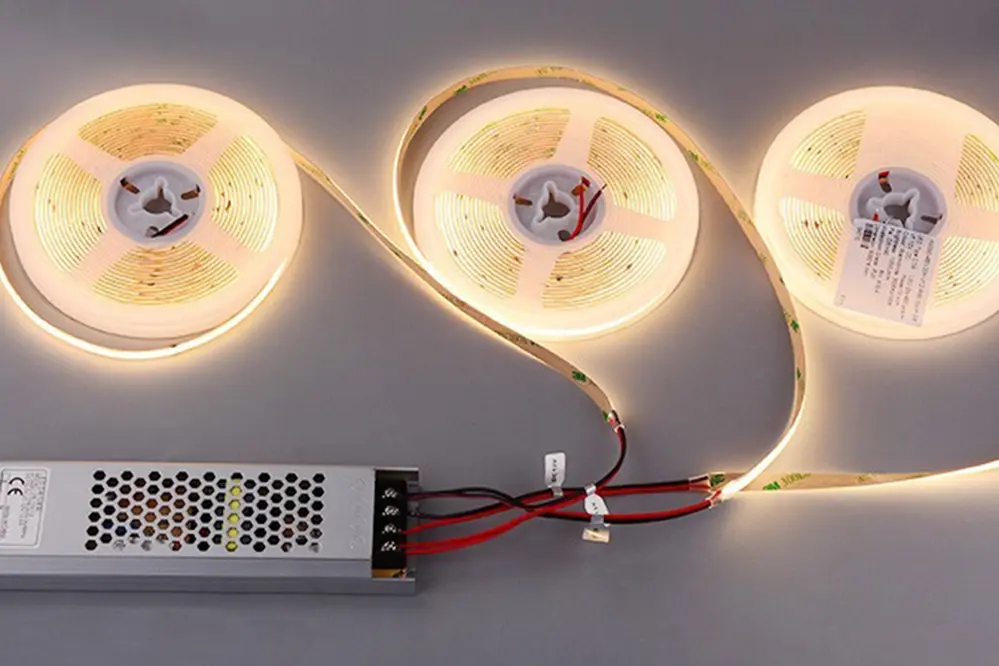 Connect LED Strip Lights to Power Supply