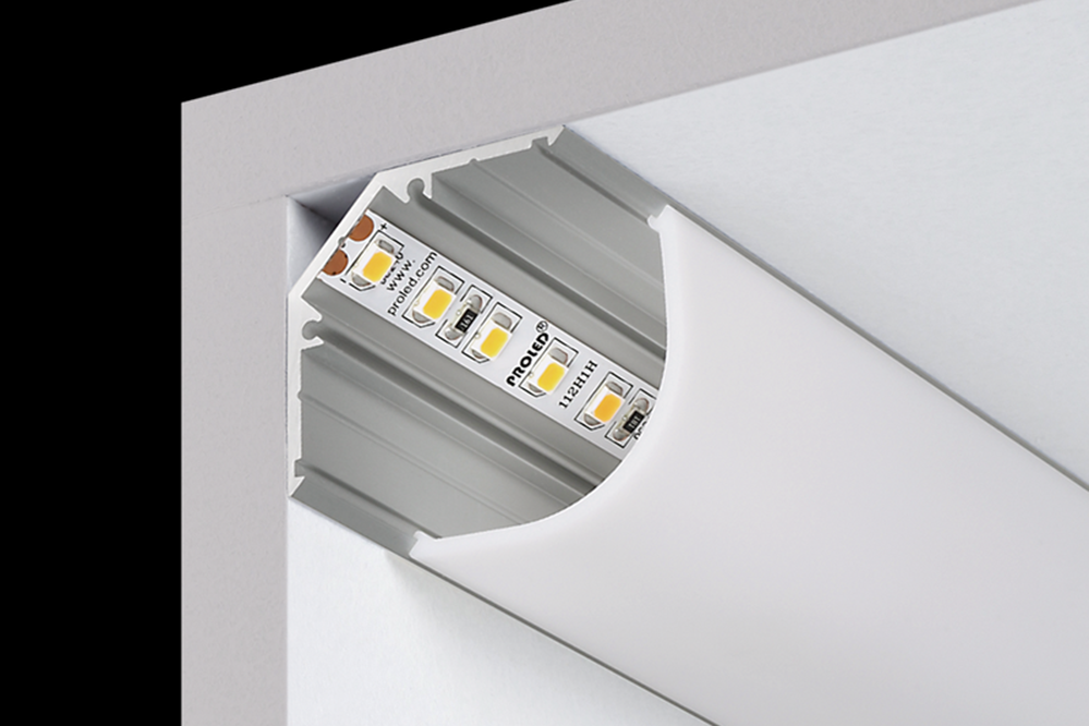 Corner LED aluminum profile