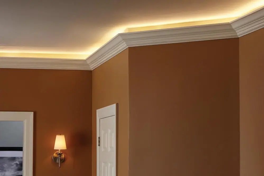 Crown Molding for Hidden LED Lights