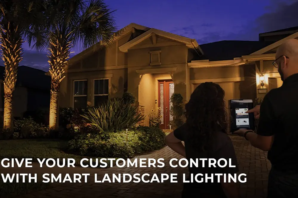 Customize with Smart Controls for landscape lighting