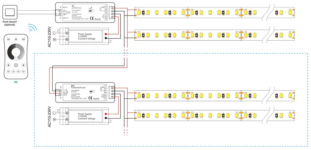 Dimmable Drivers connection