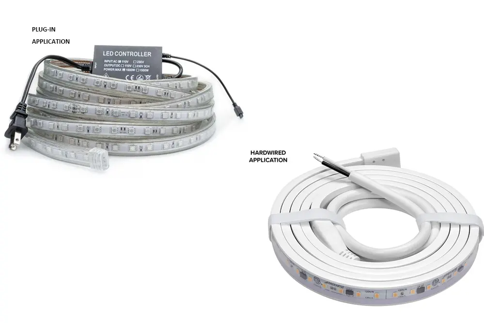 Hardwired vs Plug-in for LED Strip Lights