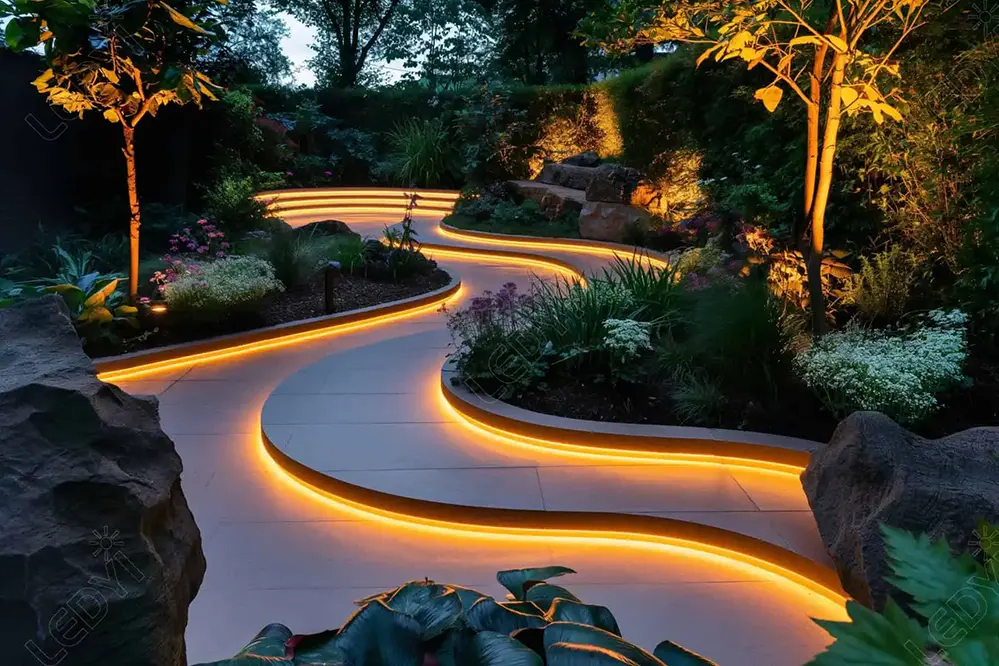 Hiding LED Strip Lights in Outdoor Spaces