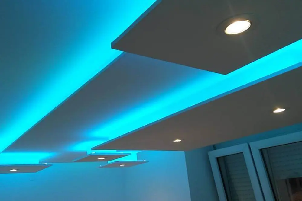 Installing LED Strip Lights on Ceilings