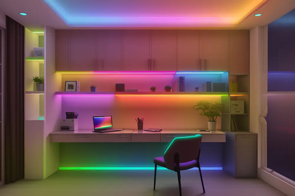 LED Light Strips Workspace