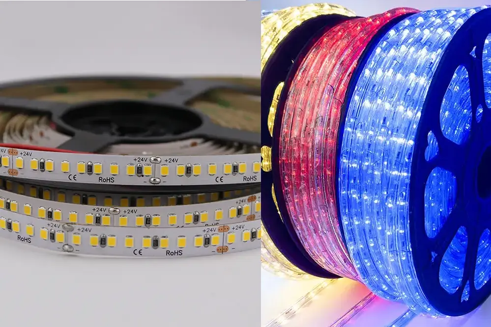 LED Strip Lights vs Rope Lights