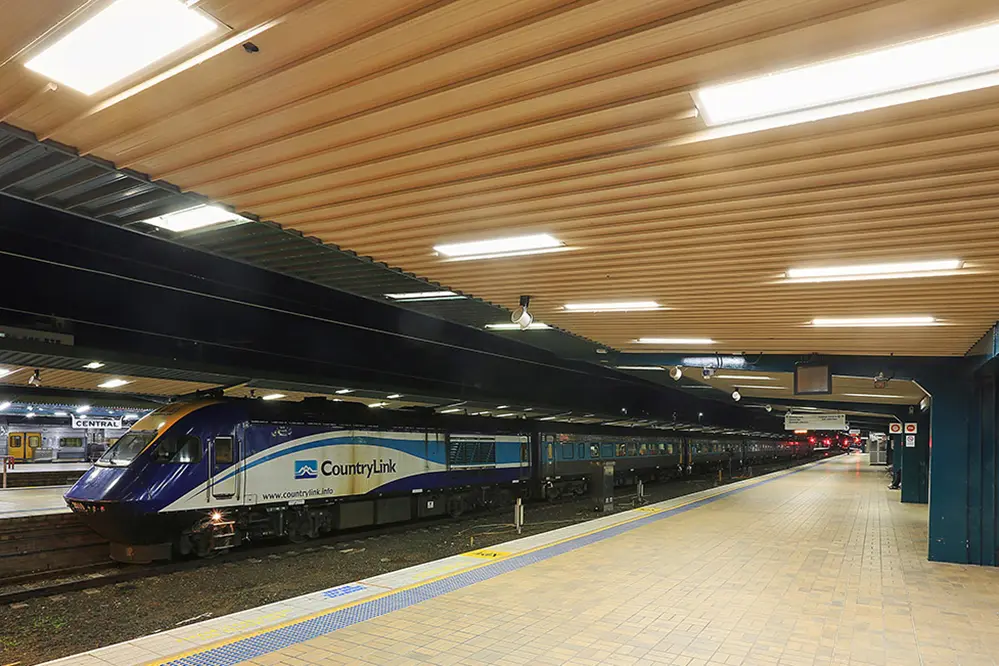 LED lights for high speed rail station