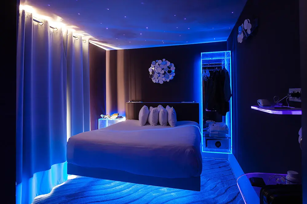 LED strips bedroom mood lighting