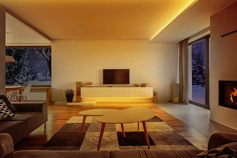 Living Room Warmth for LED Strip Lighting