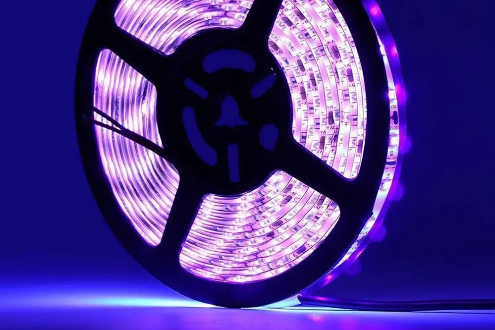 Make a Black Light with LED Lights