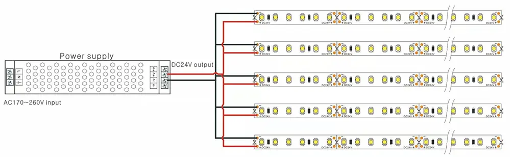 Non-Dimmable Drivers connection