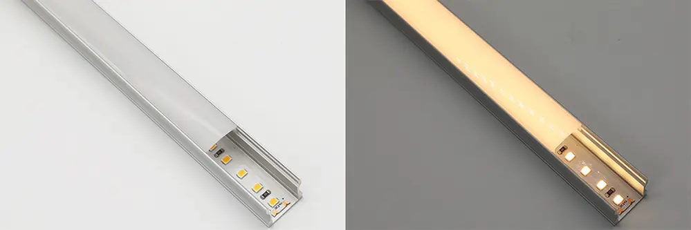 Opaque Diffuser for LED strips