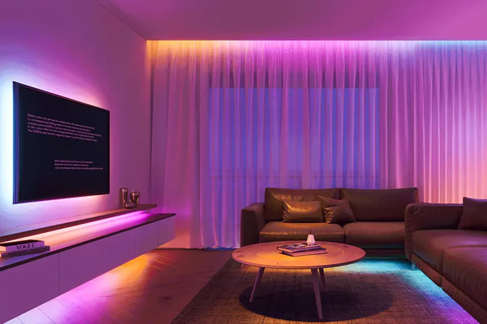 Put LED Strip Lights on the Ceiling or Wall