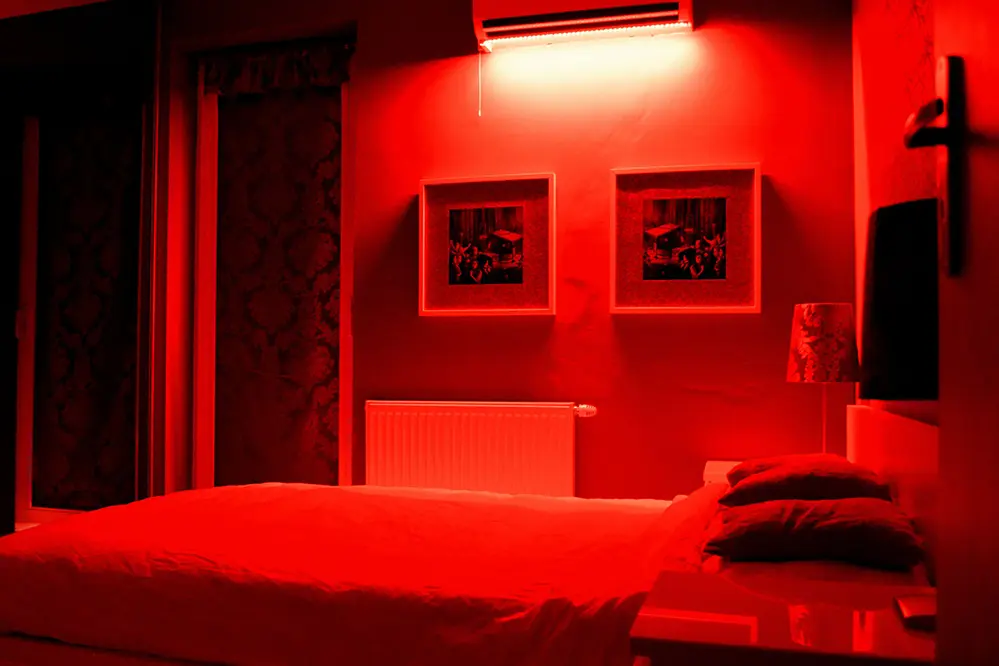 Red light and sleep