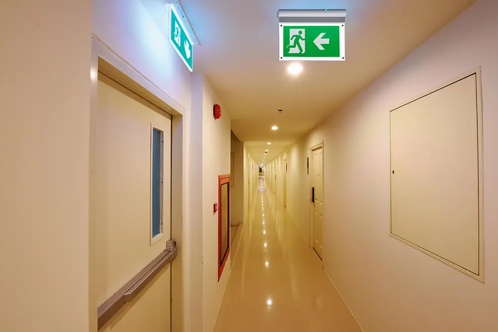 Safety Adequate Lighting for hallway