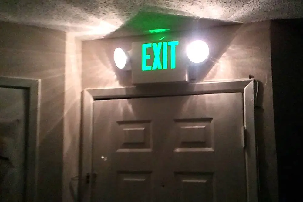 Safety with Emergency Lighting for restaurant