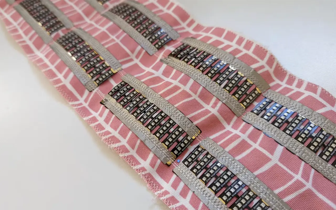 Sewing LED Strips onto Fabric