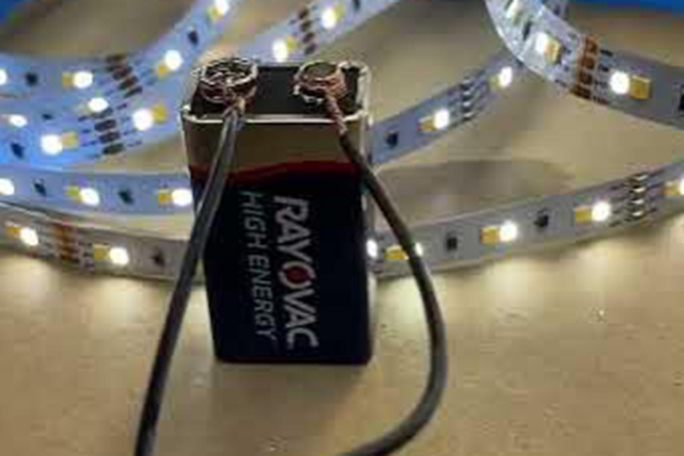 Using a 9V Battery on a 12V LED Strip