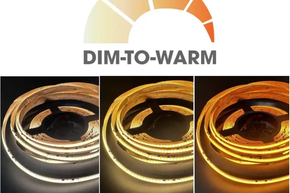 Warm Ambiance with Dim-to-Warm Strips