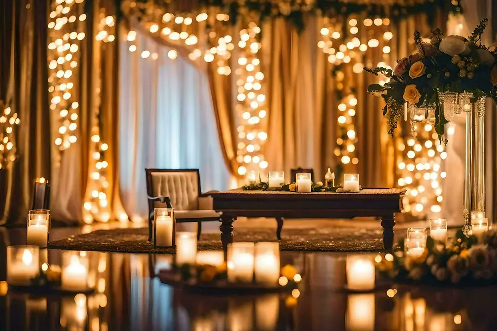 Wedding Candles lighting