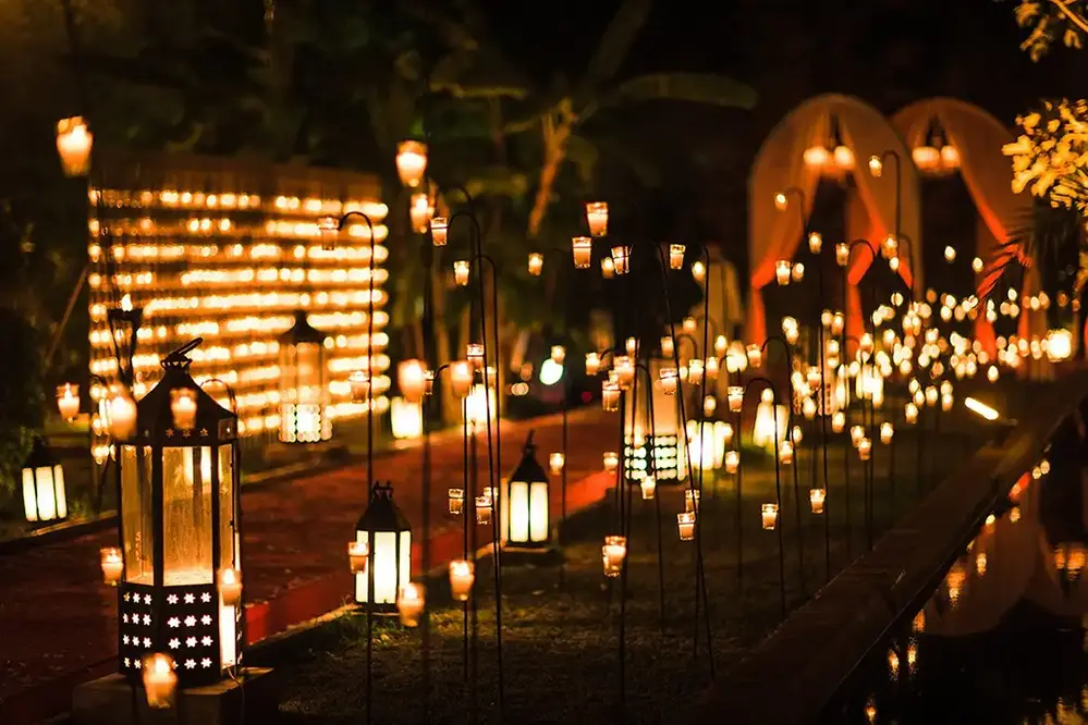 Wedding Pathways Lanterns