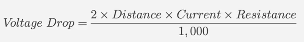 Wire Gauge Formula