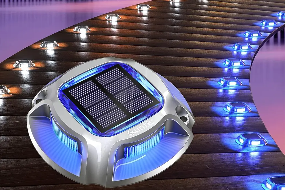 solar power boat dock LED lighting