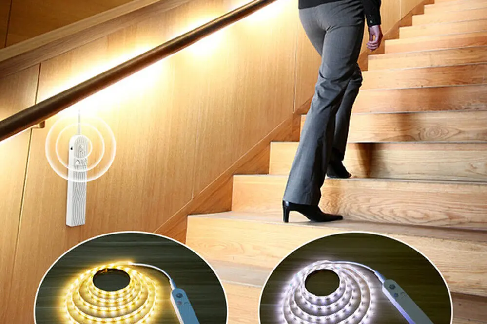 wireless LED stair lighting